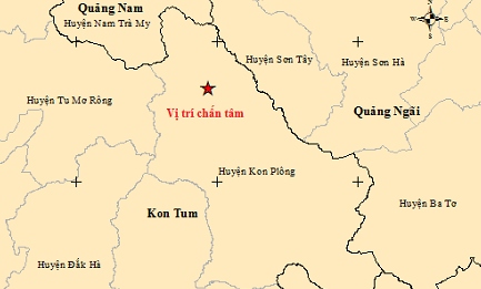 Seven more earthquakes recorded in Kon Tum in single day